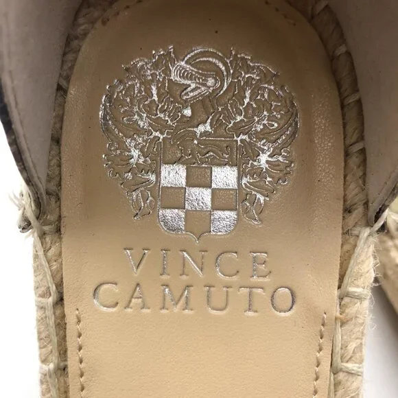 Vince Camuto Jesla Beige Wedge Sandels Size 8 - Picture 5 of 6